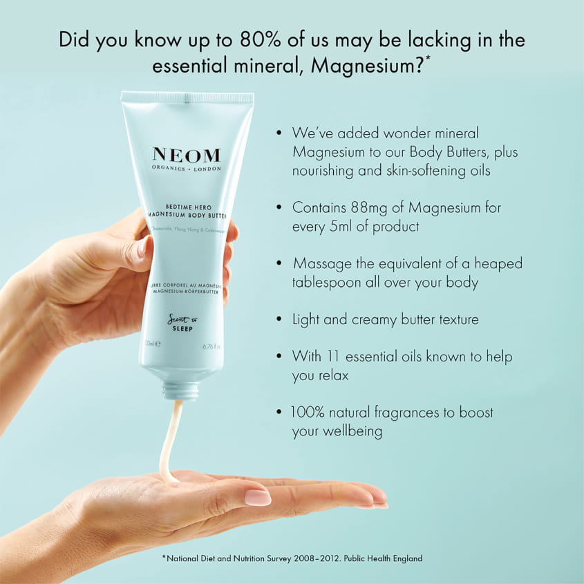 NEOM ORGANICS MAGNESIUM BODY BUTTER BEDTIME HERO 200ML – online store