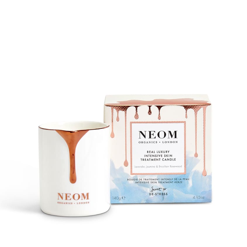 NEOM ORGANICS INTENSIVE SKIN TREATMENT CANDLE: REAL LUXURY 140G – توصيل مجاني