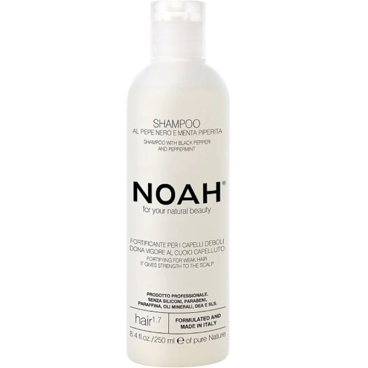 Shampoos FORTIFYING SHAMPOO WITH BLACK PEPPER AND PEPPERMINT 250 ML