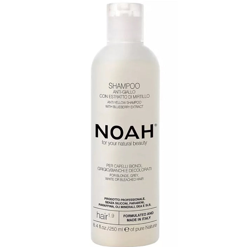NOAH FOR YOUR NATURAL BEAUTY ANTI -YELLOW SHAMPOO WITH BLUEBERRY EXTRACT 250 ML