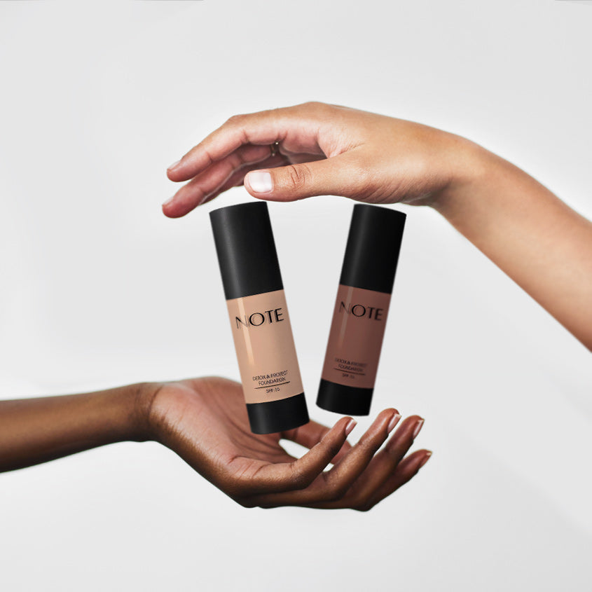 NOTE COSMETIQUE DETOX AND PROTECT FOUNDATION 102 WARM ALMOND
