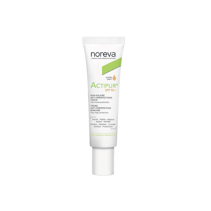 NOREVA Actipure Anti-Imperfection Sun Care SPF50+ Light Tint