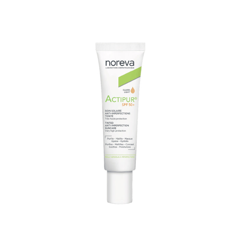 NOREVA Actipure Anti-Imperfection Sun Care SPF50+ Light Tint