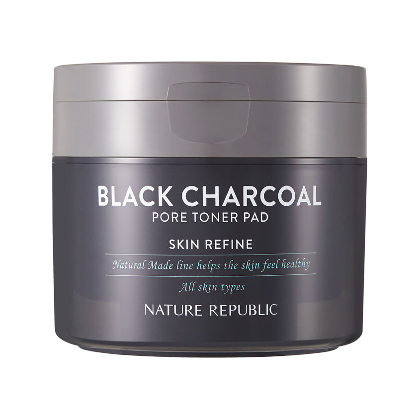 NATURE REPUBLIC Toner Pad (Black Charcoal), 100 g