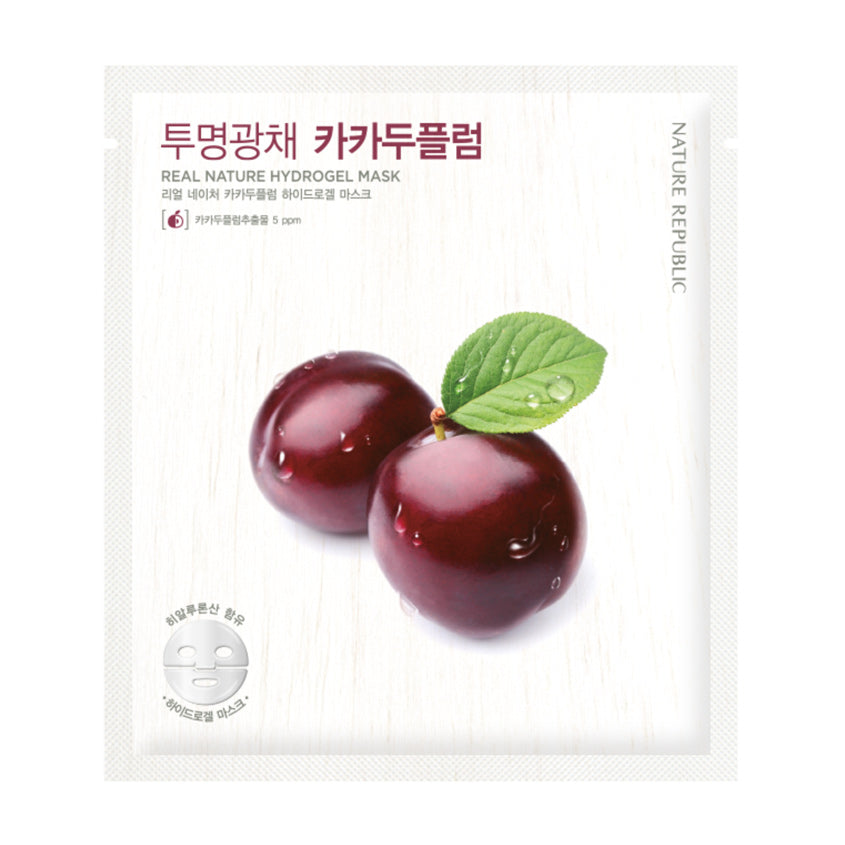 NATURE REPUBLIC Real Nature Hydrogel Mask Kakadu Plum, 25 g