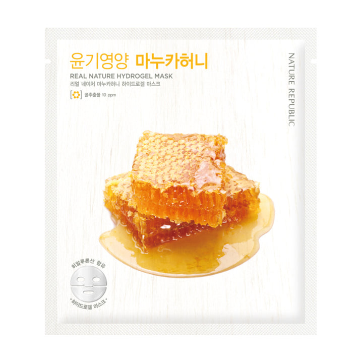 Facial skin care Real Nature Hydrogel Mask Manuka Honey, 25 g