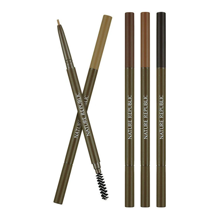 NATURE REPUBLIC BOTANICAL MICRO SLIM BROW PENCIL 04 DARK BROWN 0.08G – متجر إلكتروني