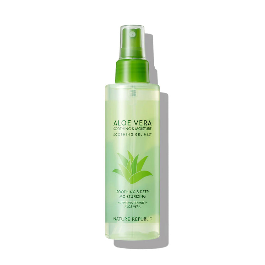 NATURE REPUBLIC SOOTHING & MOISTURE ALOE VERA 92% SOOTHING GEL MIST 155ML – photo 5