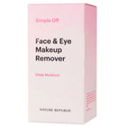 NATURE REPUBLIC SIMPLE OFF FACE & EYE MAKEUP REMOVER DEEP MOISTURE SPECIAL SET – شراء أونلاين