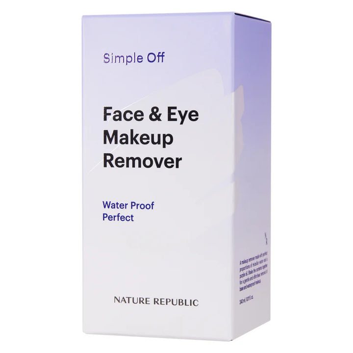 Simple Off Face & Eye Makeup Remover Water Proof Perfect Special Set