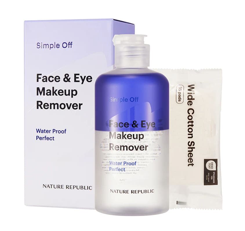 Simple Off Face & Eye Makeup Remover Water Proof Perfect Special Set