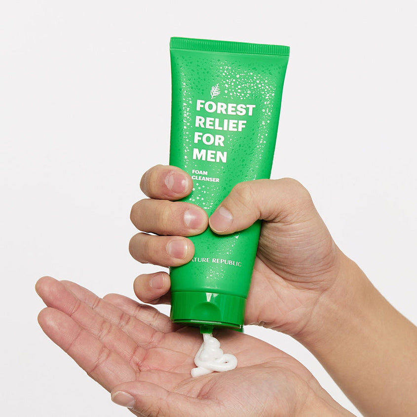 NATURE REPUBLIC FOREST RELIEF FOR MEN FOAM CLEANSER 150ML – photo 5