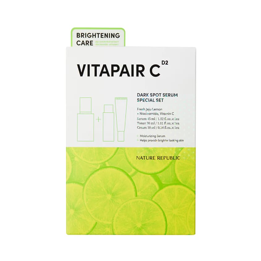 NATURE REPUBLIC VITAPAIR C DARK SPOT SERUM SPECIAL SET 45ml+30ml+10ml – صورة 5