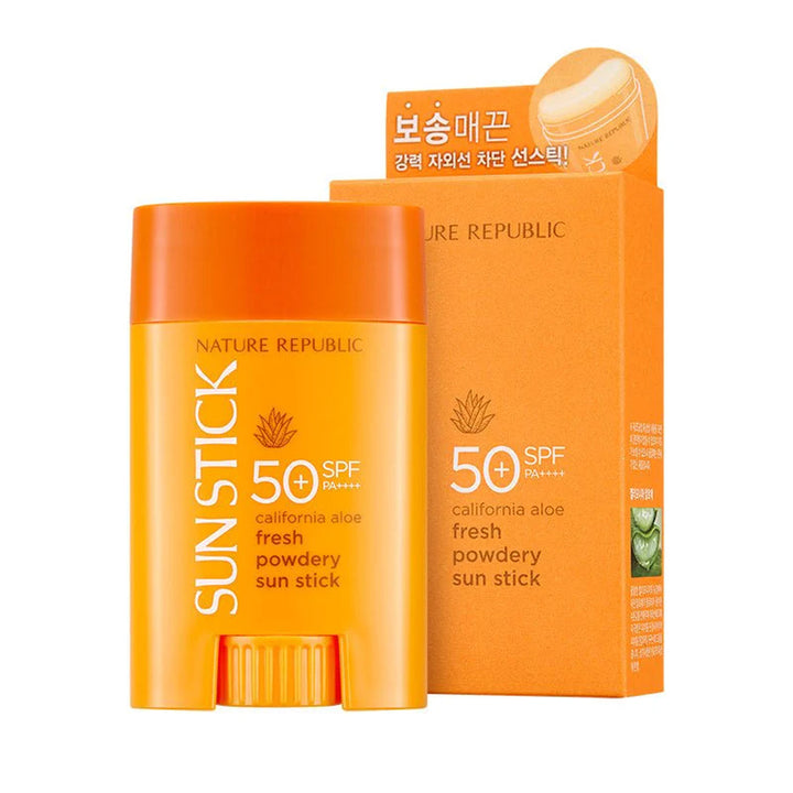 Sunscreen sticks CALIFORNIA ALOE FRESH POWDERY SUN STICK SPF50+ 24G