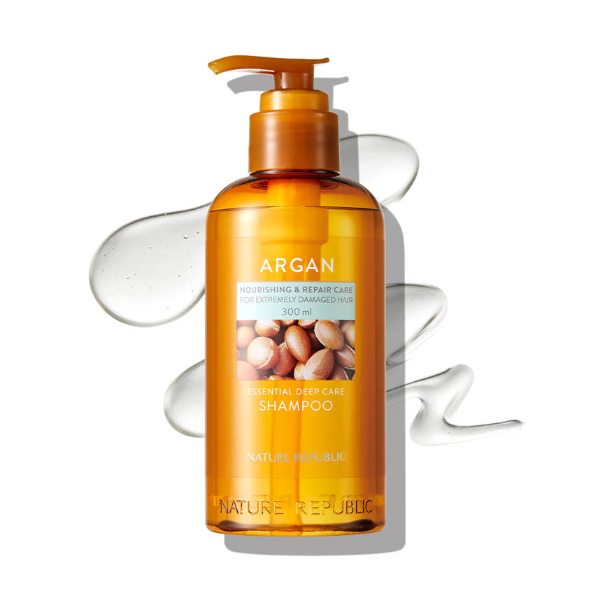 NATURE REPUBLIC ARGAN ESSENTIAL DEEP CARE SHAMPOO 1000ML – شراء أونلاين