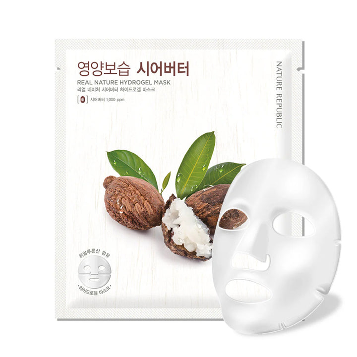 REAL NATURE SHEA BUTTER HYDROGEL MASK 25G