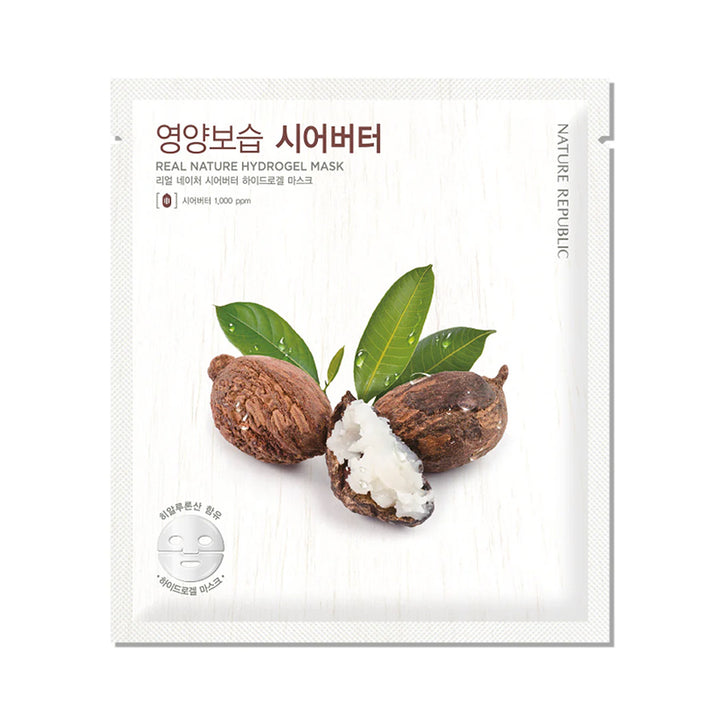 Facial skin care REAL NATURE SHEA BUTTER HYDROGEL MASK 25G