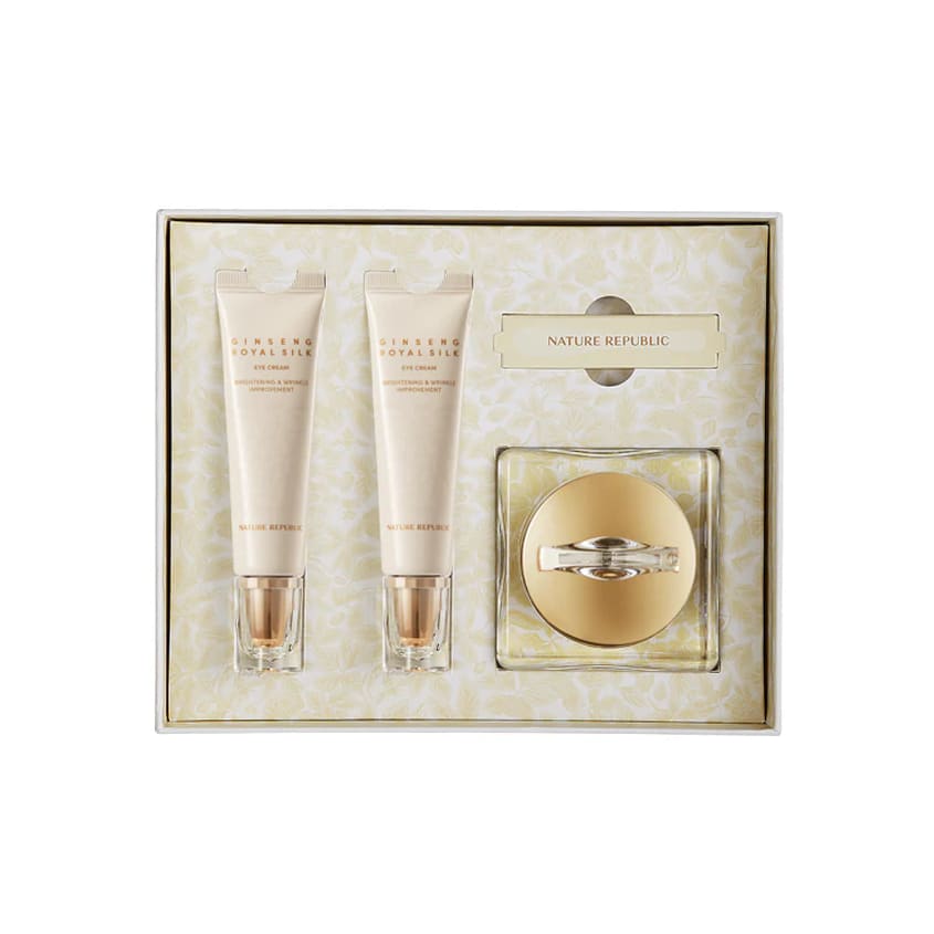 NATURE REPUBLIC GINSENG ROYAL SILK WATERY CREAM WITH EYE CREAM SPECIAL SET