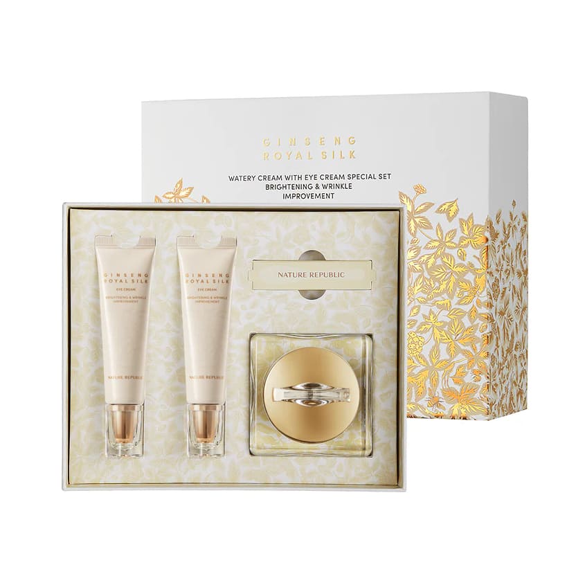 NATURE REPUBLIC GINSENG ROYAL SILK WATERY CREAM WITH EYE CREAM SPECIAL SET – شراء أونلاين