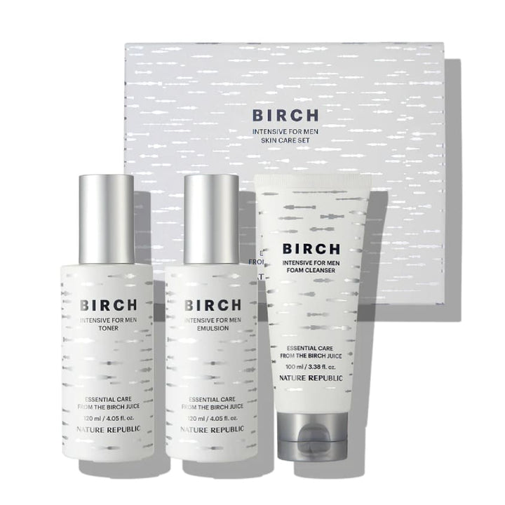 Facial skincare kits BIRCH INTENSIVE FOR MEN SKIN CARE SET
