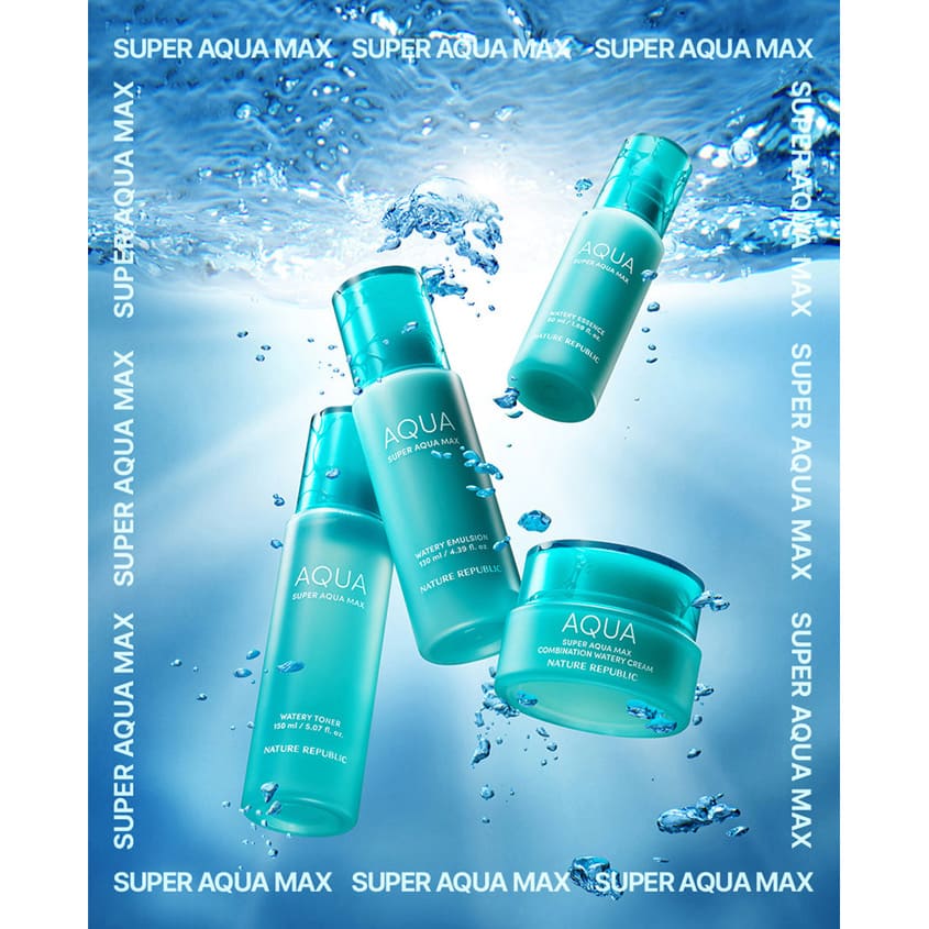 NATURE REPUBLIC SUPER AQUA MAX WATERY ESSENCE 50ML – online store