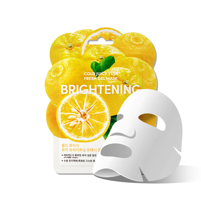 NATURE REPUBLIC COLD JUICY YUJA BRIGHTENING FRESH GEL MASK 25ML – صورة 5