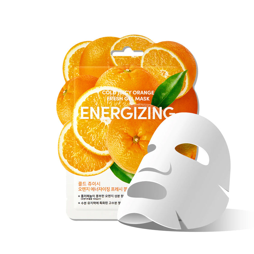 NATURE REPUBLIC COLD JUICY ORANGE ENERGIZING FRESH GEL MASK 25ML – buy online