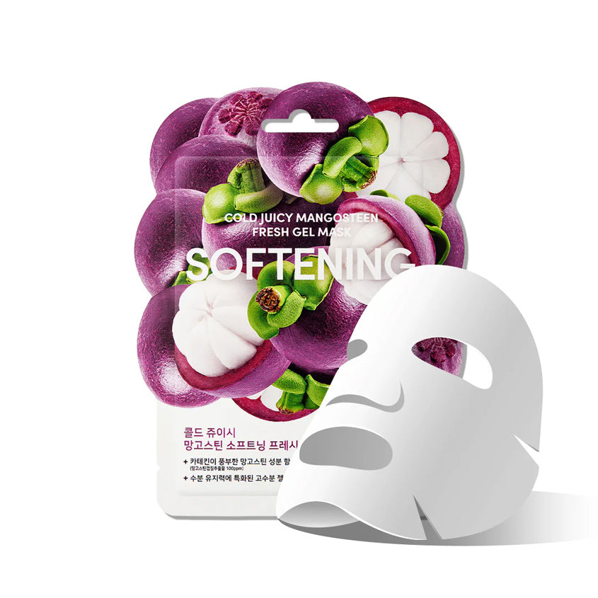 NATURE REPUBLIC COLD JUICY MANGOSTEEN SOFTENING FRESH GEL MASK 25ML – صورة 5