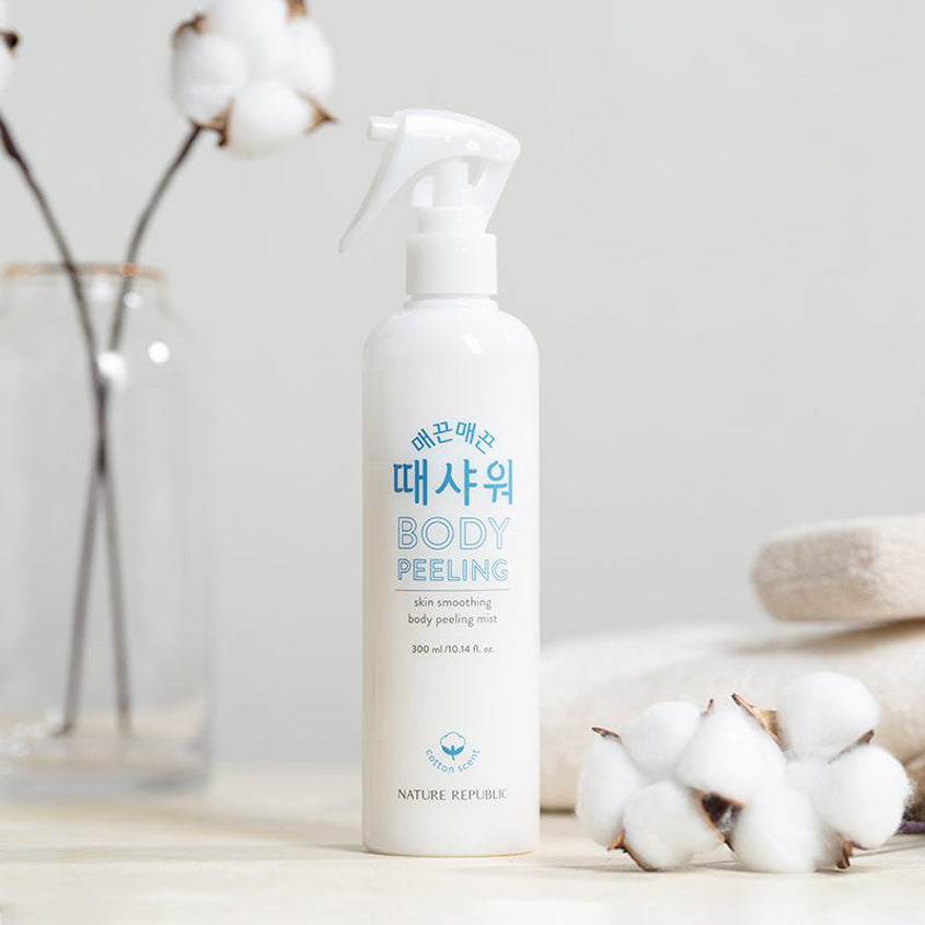 NATURE REPUBLIC SKIN SMOOTHING BODY PEELING-COTTON MIST 300ML – buy online