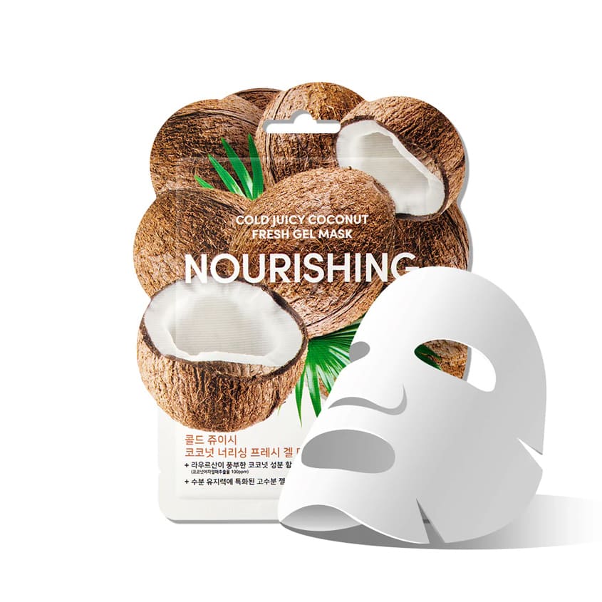 NATURE REPUBLIC COLD JUICY COCONUT NOURISHING FRESH GEL MASK 25ML – صورة 6