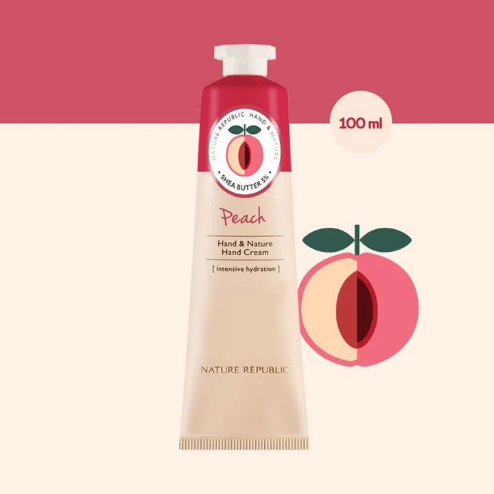 Hand & Nature Peach Hand Cream