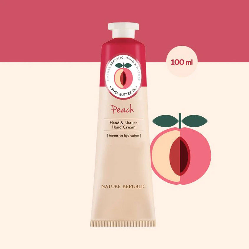 Hand & Nature Peach Hand Cream