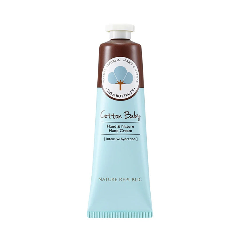 NATURE REPUBLIC HAND & NATURE COTTON BABY HAND CREAM 30ML – online store