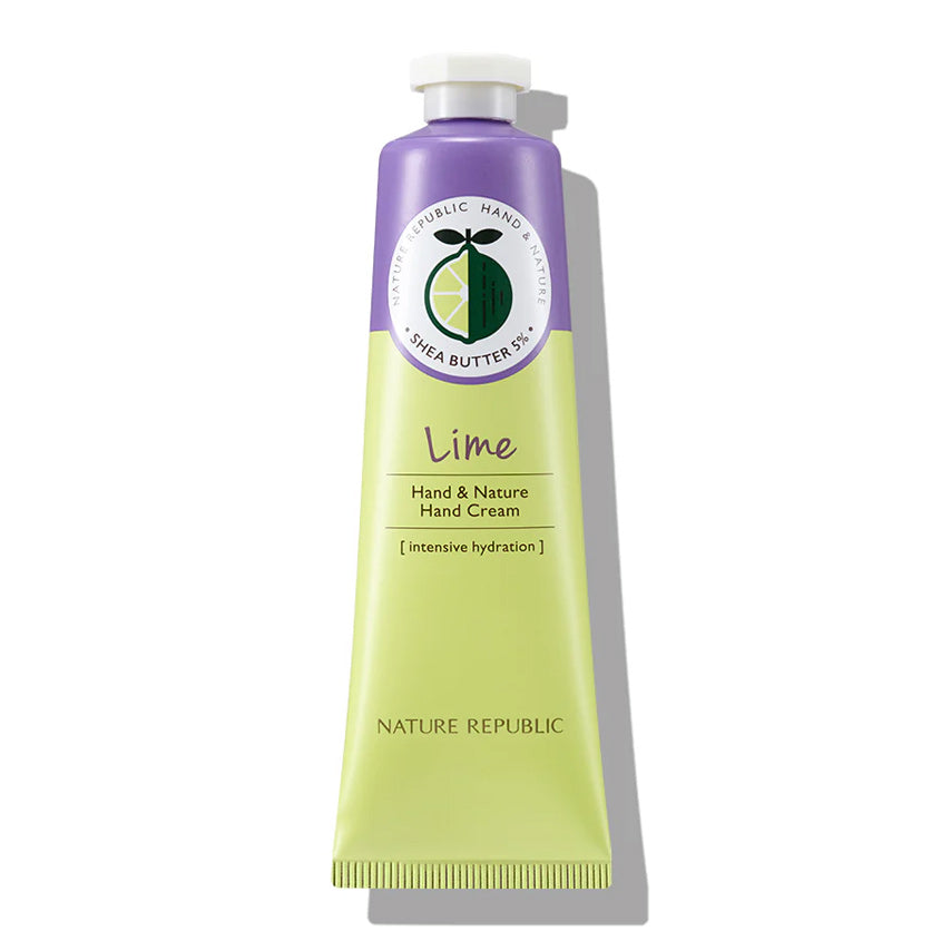 NATURE REPUBLIC HAND & NATURE LIME HAND CREAM 30ML – buy online