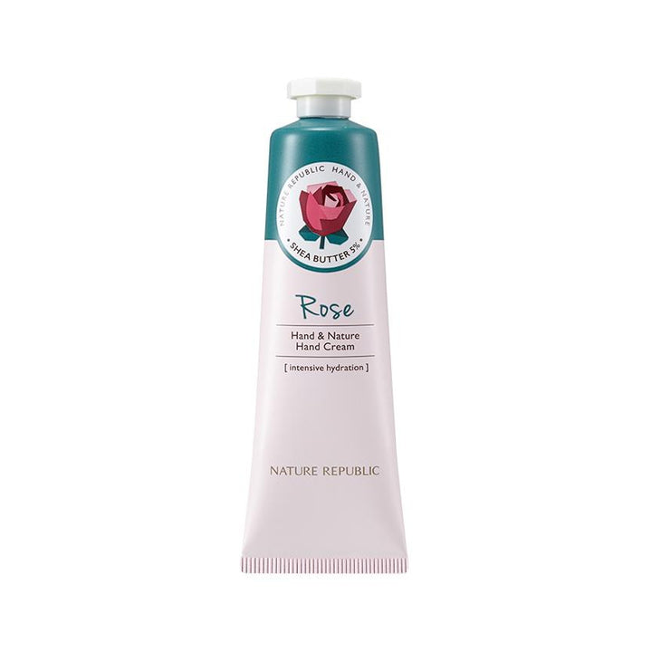 HAND & NATURE ROSE HAND CREAM 30ML