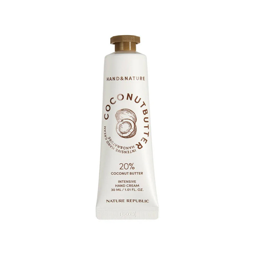 NATURE REPUBLIC HAND & NATURE COCONUT BUTTER INTENSIVE HAND CREAM 30ML – online store