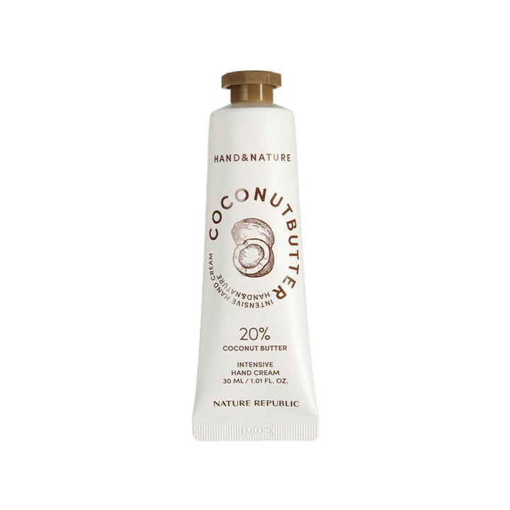 HAND & NATURE COCONUT BUTTER INTENSIVE HAND CREAM LARGE 100ML