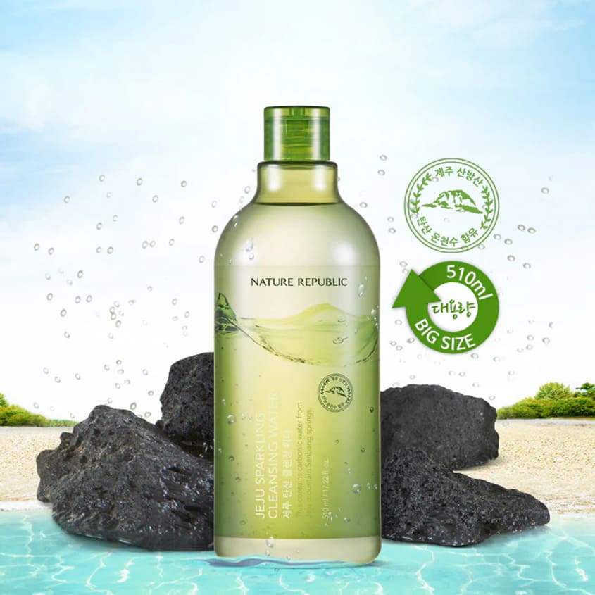 NATURE REPUBLIC JEJU SPARKLING CLEANSING WATER 510ML – شراء أونلاين