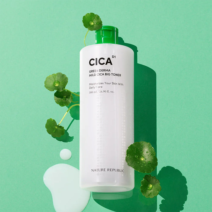 GREEN DERMA MILD CICA BIG TONER 500ML