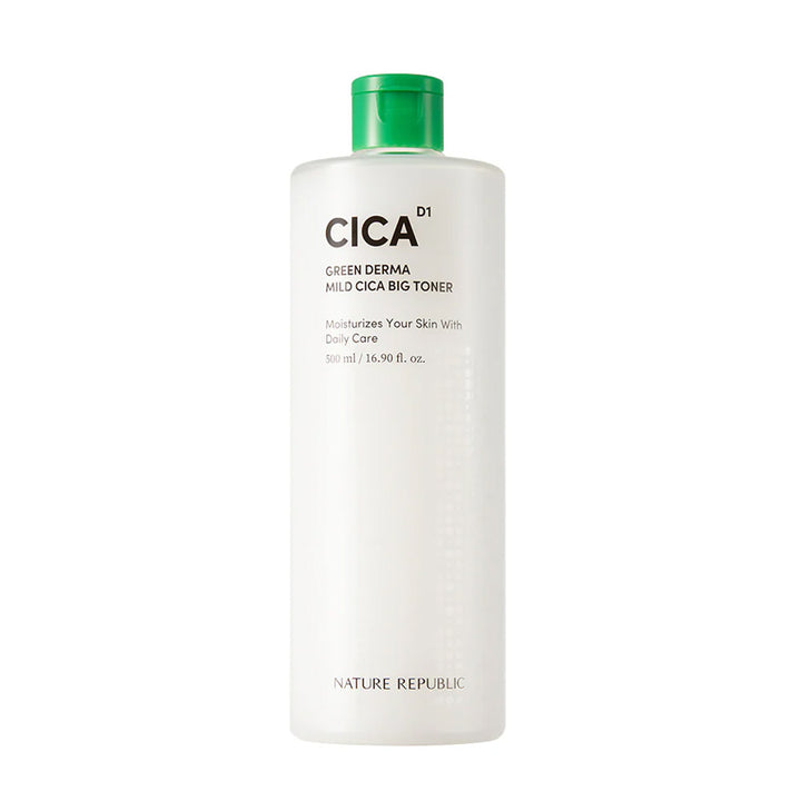 Facial skin care GREEN DERMA MILD CICA BIG TONER 500ML