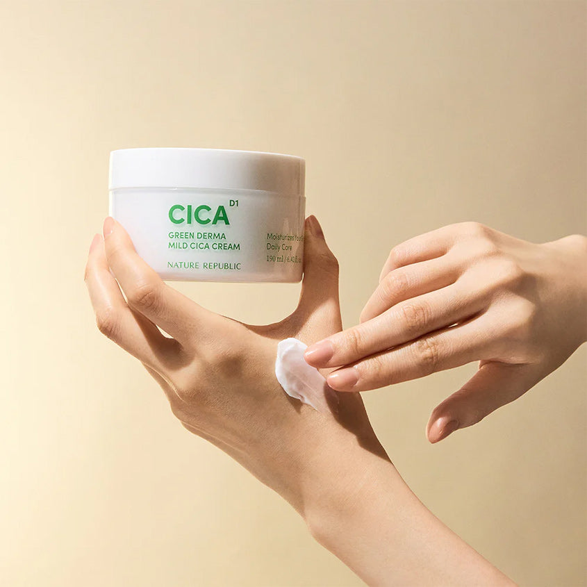 NATURE REPUBLIC GREEN DERMA MILD CICA CREAM 190ML – free delivery