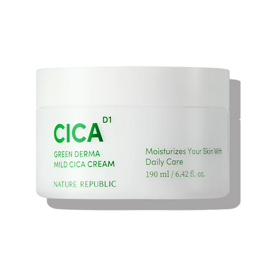 NATURE REPUBLIC GREEN DERMA MILD CICA CREAM 190ML