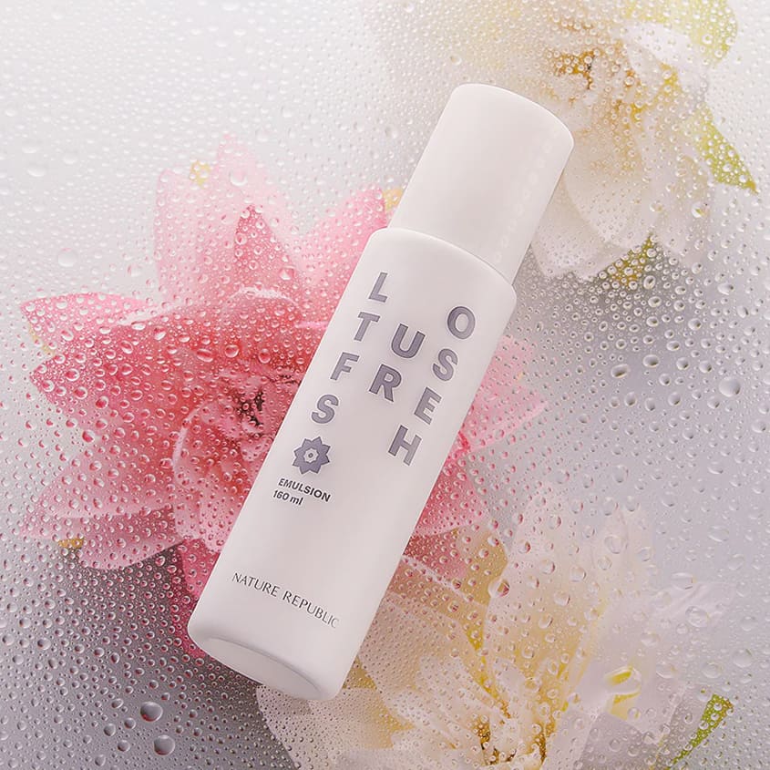 NATURE REPUBLIC LOTUS FRESH EMULSION 160ML – free delivery