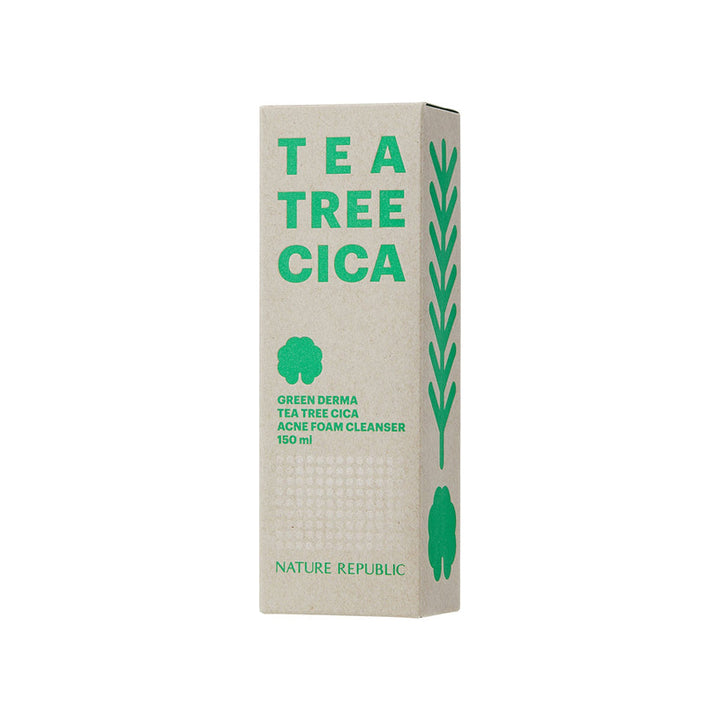 GREEN DERMA TEA TREE CICA ACNE FOAM CLEANSER 150ML