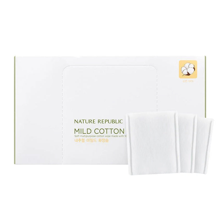 NATURE REPUBLIC BEAUTY TOOL NATURAL MILD COTTON WIPE 80PCS – online store