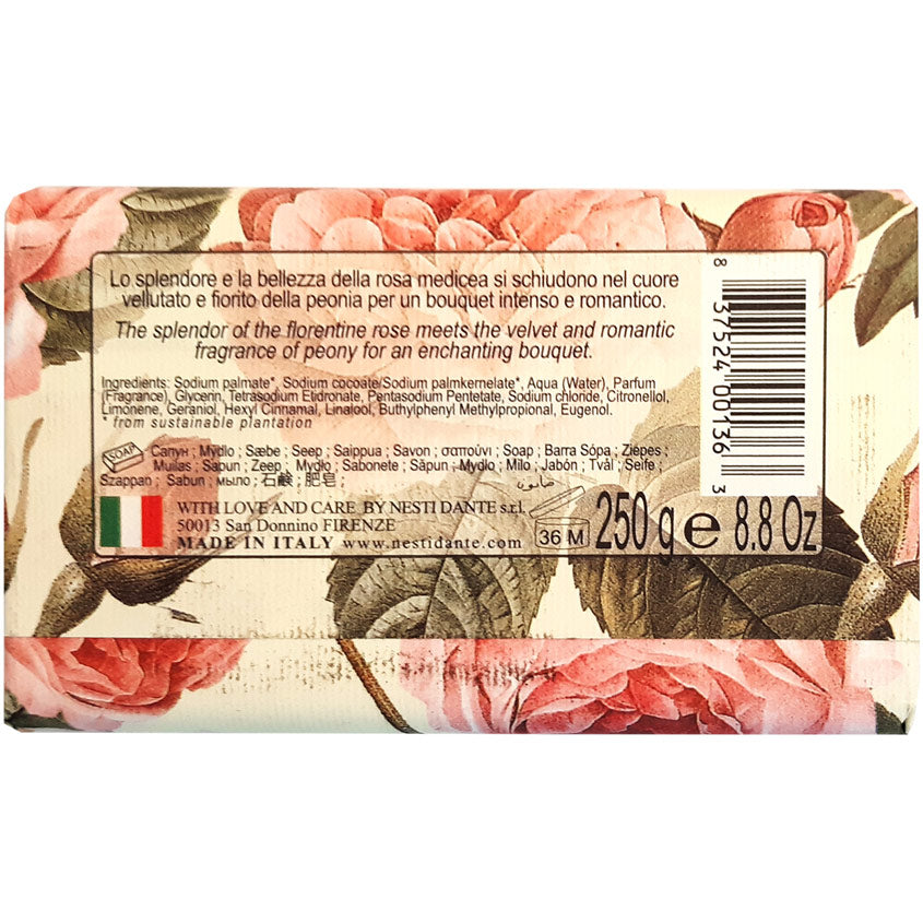 NESTI DANTE SOAP ROSE AND PEONE 250G – متجر إلكتروني