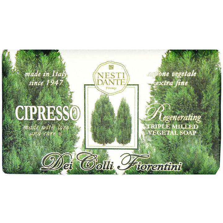 Body care products NESTI DANTE VEGETABLE BAR SOAP, REGENERATING CYPRESS TREE 250 G