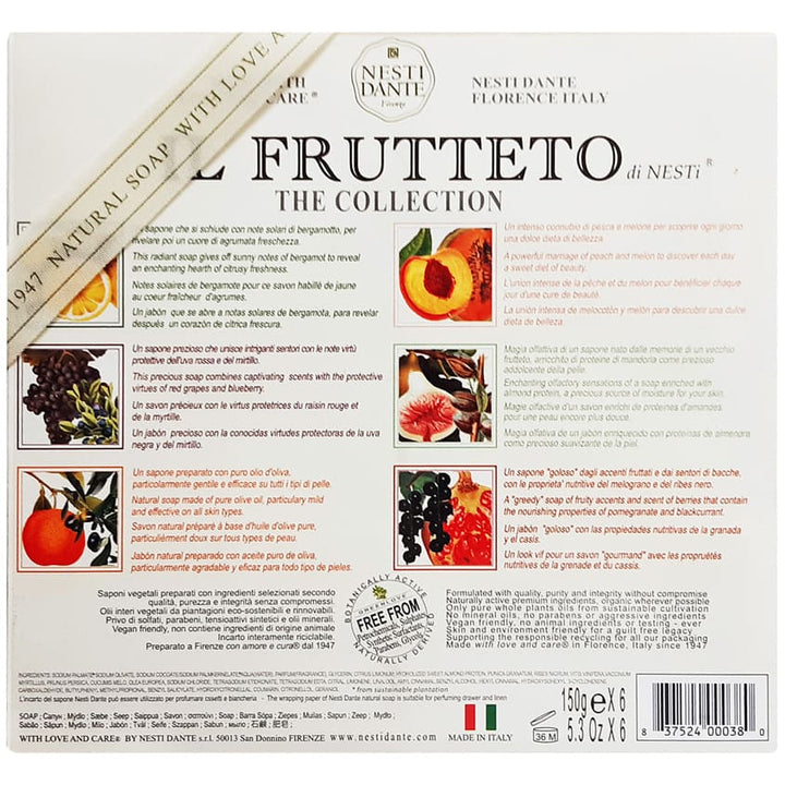 SOAP SET FRUIT COLLECTION 6*150G