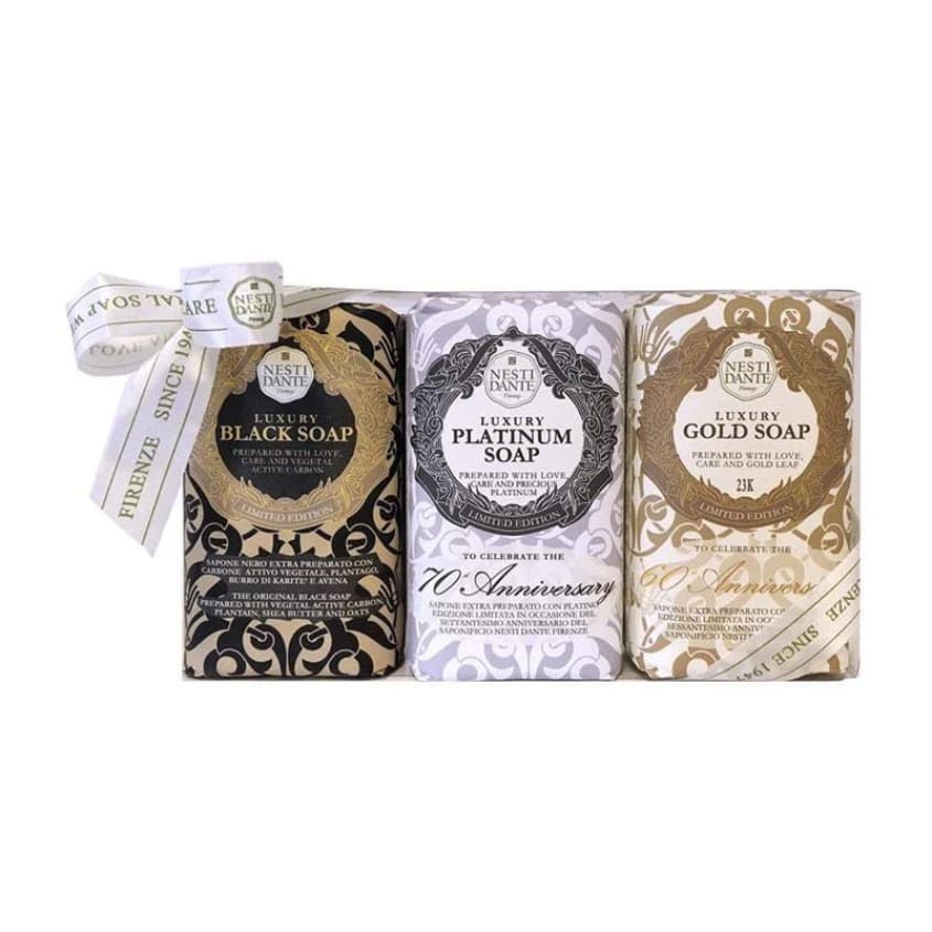 NESTI DANTE GOLD + PLATINUM+ BLACK TRIO SET 250G