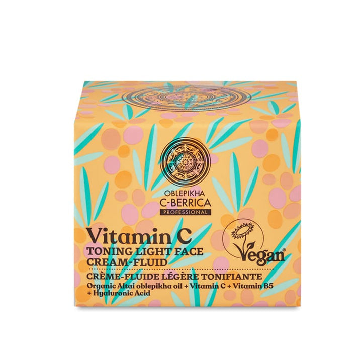 Facial skin care OBLEPIKHA C-BERRICA. TONING LIGHT FACE CREAM-FLUID, 50 ML